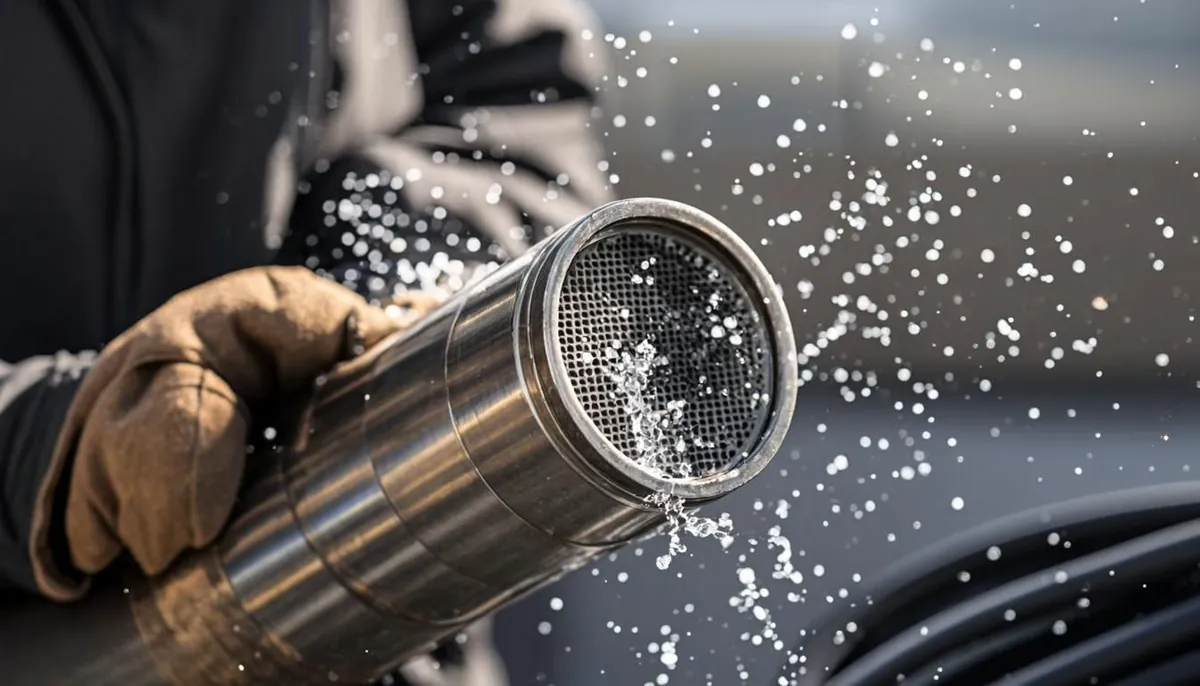 High pressure jetting nozzle used for hydro jetting sewer lines in Linden NJ